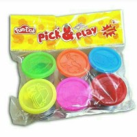 Jual FUN-DOH FUN DOH FUNDOH REFILL PICK N PLAY MAINAN LILIN Murah