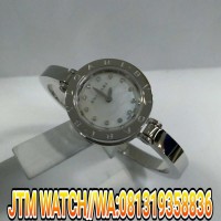 JAM TANGAN CEWEK WANITA BVLGARI SAPPHIRE GLASS SUPER PREMIUM AAA