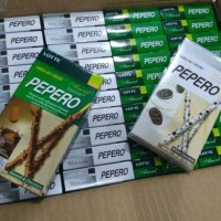 Jual biskuit korea pepero almond dan white cookie Murah
