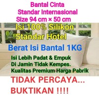 Jual Bantal Cinta isi silikon bukan Dakron / Bantal Hotel / Bayi / Motor Murah