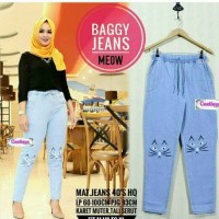 Jual baggy jeans meow Murah