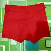 Jual skort / celana rok merah preloved Murah
