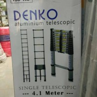 Jual TANGGA TELESCOPIC DENKO 4,1METER / TANGGA TELESCOPIC SINGLE 4,1 METER Murah