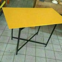 Meja Lipat/Meja Makan Lesehan untuk Jualan Bazar Pameran/Kayu Murah