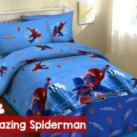 Jual SPREI KATUN CVC 180x200 amazing spiderman Murah