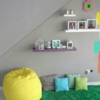 Floating shelf 60x15 Rak Dinding Tempel TV DVD Modern Minimalis