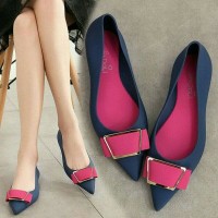 Jual FLATSHOES BALET BN10 NAVY Murah