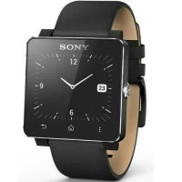 Jual SONY SE20 WRIST BAND For SMARTWATCH SW2 Leather Black Murah