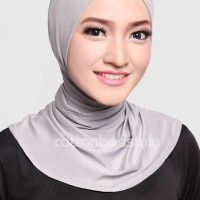 Jual Cotton Bee Aleina Inner Zipper - Light Grey Murah
