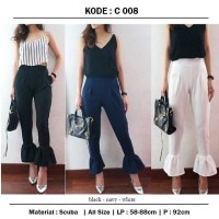 Jual Celana panjang wanita unik model trompet / sleeve bell (C 008) Murah