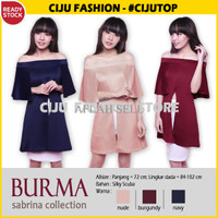 Jual Atasan Blouse Wanita Burma Sabrina Uninamu / Bandage Fever Murah
