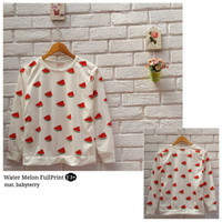 Jual Sweater water melon fullprint Murah