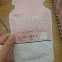 Jual HV5765 MASKER SHEET SCENTIO WHITE COLLAGEN BEAUTY BU KODE BIS5819 Murah