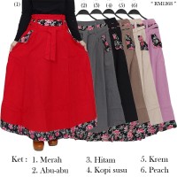 Rok Wanita I Rok Model Payung I Rok Muslimah I Rok Panjang I RK04703
