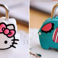Jual T HARGA DISCOUNT GEMBOK KARAKTER kartun HELLO KITTY DORAEMON RILAKUMA Murah