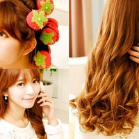 Jual T TERMURAH Magic Strawberry Roll Sponge Hair Curler ikal aman tanpa ca Murah
