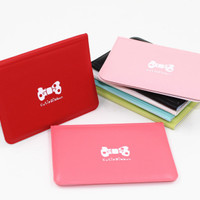 Jual T TERMURAH Dompet kartu mini warna warni ribbon import korea lucu mura Murah