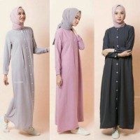 Jual Nava Maxi / Baju Atasan Wanita / Baju Muslim / Maxi Blouse Kemeja Murah
