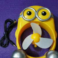 Jual Murah ! kipas angin portable minion fan USB CHARGER Murah