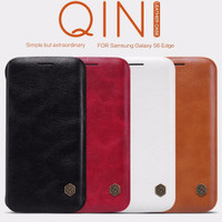 Jual BARU Flip Case Nillkin Samsung Galaxy S6 Edge Qin Series Murah