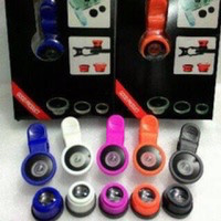 Jual Fisheye 3in1 Full Warna Jepit Pendek Murah