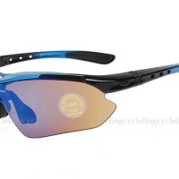 Jual Kacamata Rockbros sepeda untuk gowes warna biru motor, TERLARIS Murah
