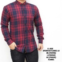 Jual Savanina Kemeja Flanel Pria Spencer Flanel LS Murah