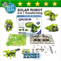 Jual Murah ! 4 in 1 Transforming Solar Robot Science & Education DIY Toys K Murah