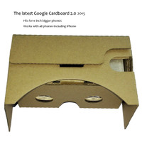 Jual Paling Murah Google Cardboard VR 2nd Generation up to 6 Inch (big lens Murah