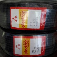 Jual Kabel listrik serabut HYO 2 x 0.75 per 1 rol @50 meter hitam Murah