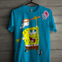 Jual Kaos Distro Spongebob Murah Keren Murah