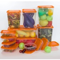 Jual JUAL 1 SET ISI 17 PCS TEMPAT KONTAINER MAKANAN IKEA PRUTA Murah