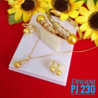 Jual set perhiasan dewasa emas mewah Murah