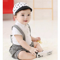 Jual ACG027 Kaos Kaki Impor Lucu anak gambar dasi kupu-kupu dan kancing hit Murah