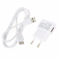 Jual travel charger samsung galaxy s5 , note 3 + kabel data / original USB Murah