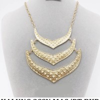 Jual OLIO KALUNG CHOKER SUSUN MAS IMPORT FASHION E 4687 Murah