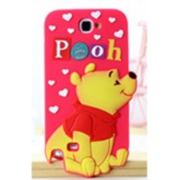 Jual Cute Cartoon TPU Case for Smartphone - iPhone SE/5/5s - Maroon Murah