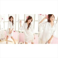Jual Bajutidur Daster Kemeja / Baju tidur Piyama Kancing Satin Seksi Murah Murah