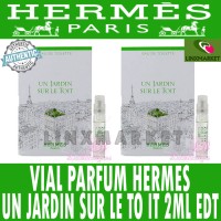 Jual VIAL PARFUM HERMES UN JARDIN SUR LE TOIT 2ML EDT ORIGINAL TERMURAH Murah
