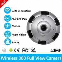Jual IP Camera Panoramic V380 Fisheye Lens 360 Degree Wifi HD 1.3MP Murah