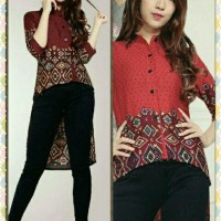 Jual PROMO Kemeja Mermaid Batik Laila murah Murah