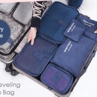 Jual Diskon Travel Bag 6In1 Set Storage Baju Kotor Organizer Koper Limited Murah