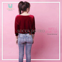 Jual RTY Atasan Blouse Wanita Beludru Barsele Velvet Top Uninamu Bandage Fe Murah