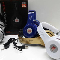 Jual Paling Laris JBL S460 Wireless Headseat Bluetooth Stereo Micro SD, FM Murah