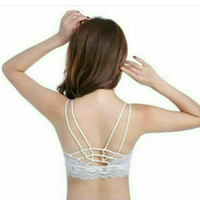 Jual Murah ! Bra Kemben Brukat 1995 Spider Net Bralette Croptee Murah