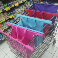 Jual trolley troley troli supermarket bag set tas belanja sh Premium Murah