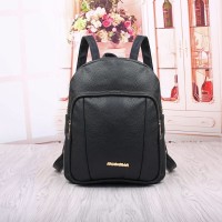 Jual tas ransel baggy bag pack hitam pekat wanita kuliahan siswi pelajar pu Murah