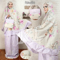 Jual Terlaris mukena kamila SL mukena wanita katun jepang biru muda Murah