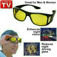 Jual Promo ! kacamata hd vision sunglass 1 box isi 2 pc kuning semua Murah