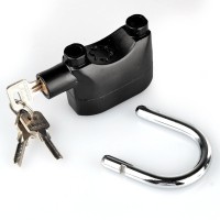 Jual Gembok Alarm 8cm - Black Murah